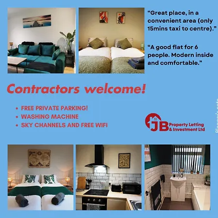 Spacious Flat For Contractors Near Football Grounds * Liverpool