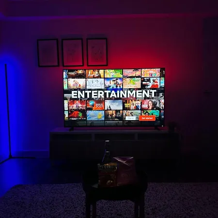 아파트 Large 65 Inch Tv Full Kitchen Long-stay Ready *