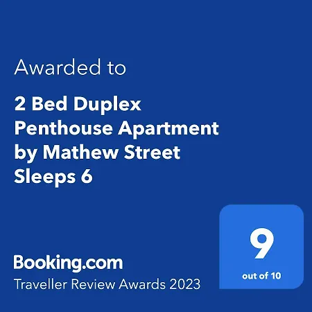 2 Bed Duplex Penthouse By Mathew Street Sleeps 6 Apartment