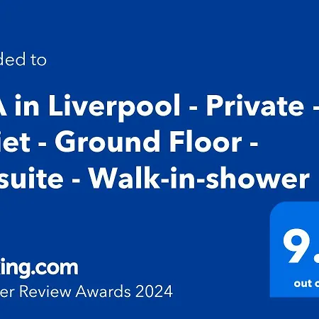 Homestay Tea In - Private - Quiet - Ground Floor - En-suite - Walk-in-shower Liverpool