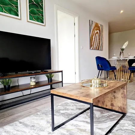 شقة Westminster Park Luxury One Bed With Free Parking *
