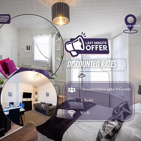 Last-minute Grabs L Premium Offers L 4bdr House By Finesse Short Lets & Serviced With Free Wifi Holiday home *