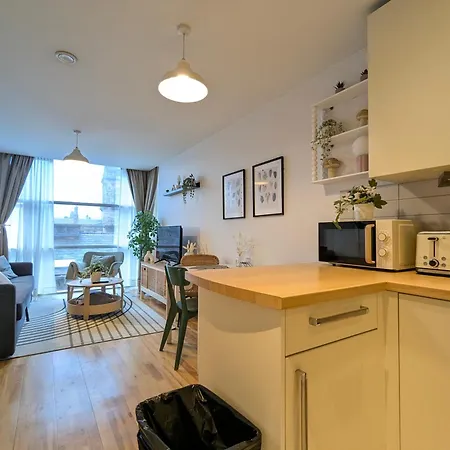 Apartamento Centre Morden 1-bedroom Near Dock Liverpool